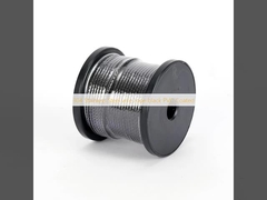 حبل أسلاك من الفولاذ المقاوم للصدأ 304 أسود ملفوف بـ PVC